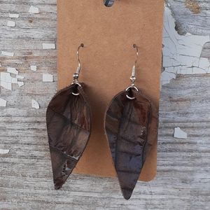 Handmade Embossed Leather Sterling Silver …